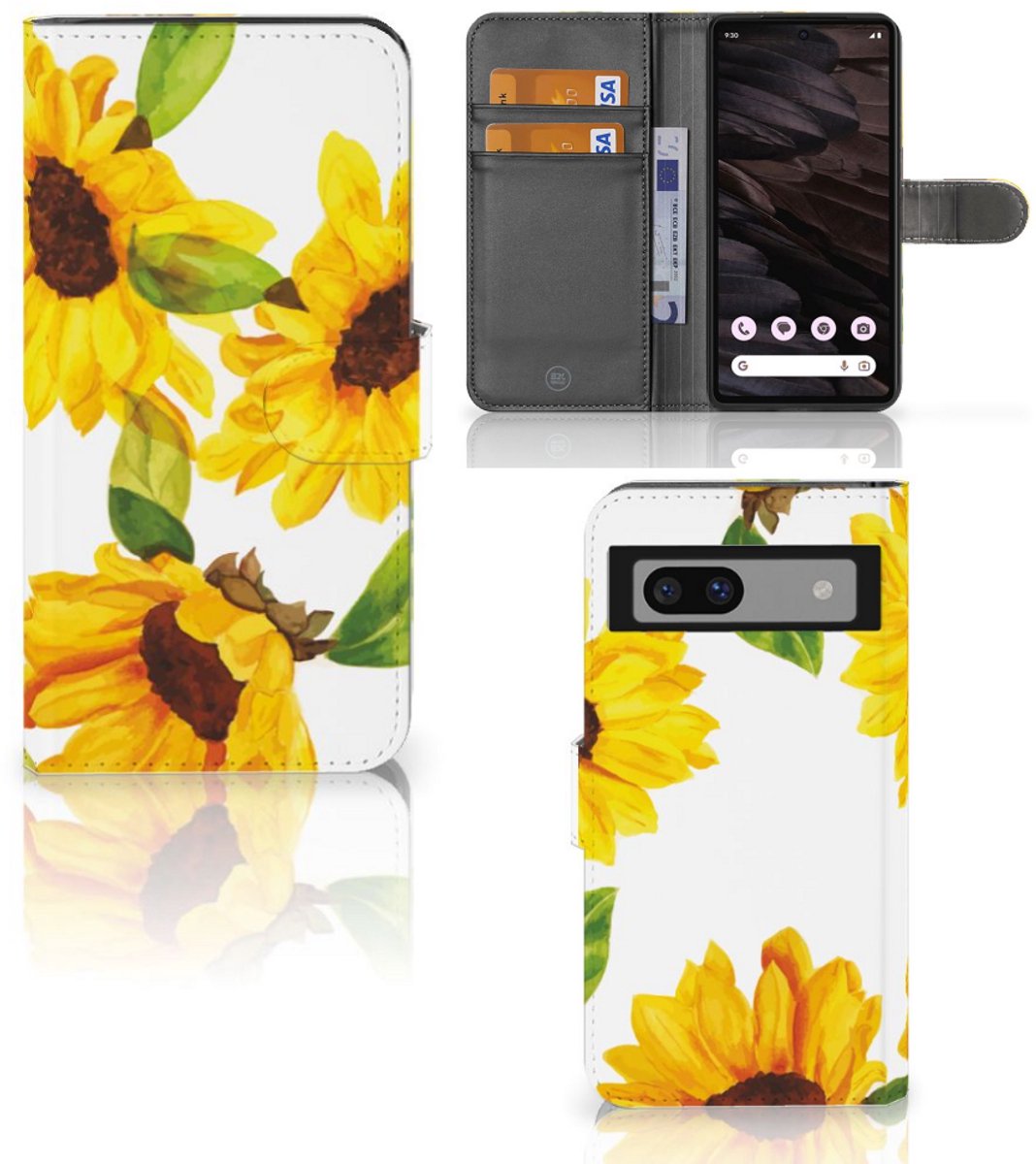 Hoesje voor Google Pixel 7A Zonnebloemen