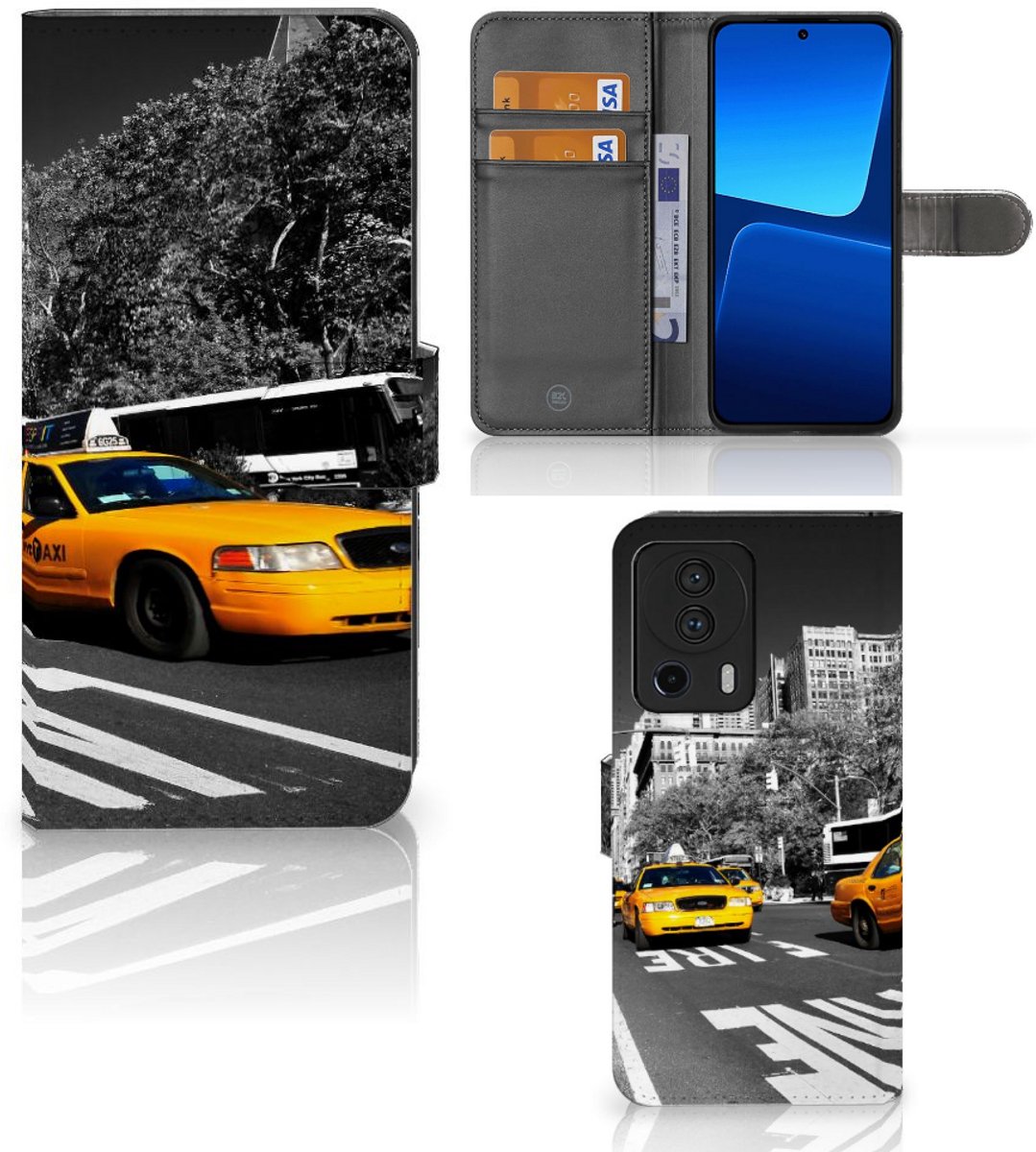 Xiaomi 13 Lite Flip Cover New York Taxi