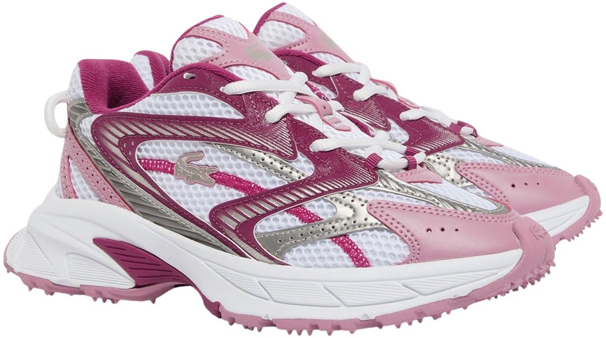 Lacoste L003 Neo Shot Sneakers Dames Zilver