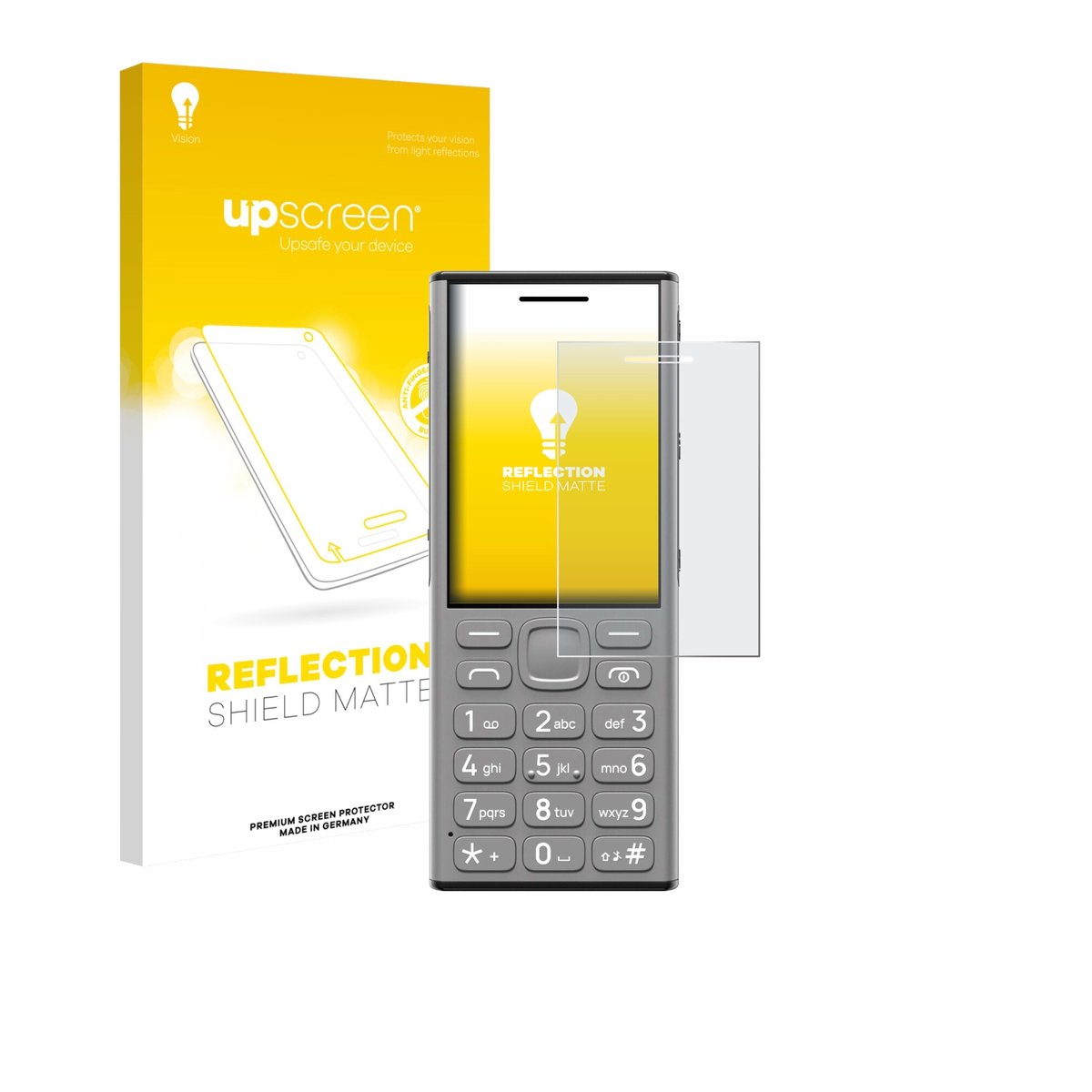 upscreen - Screenprotector voor Nokia 130 Music - Folie Beschermfolie anti glare matte