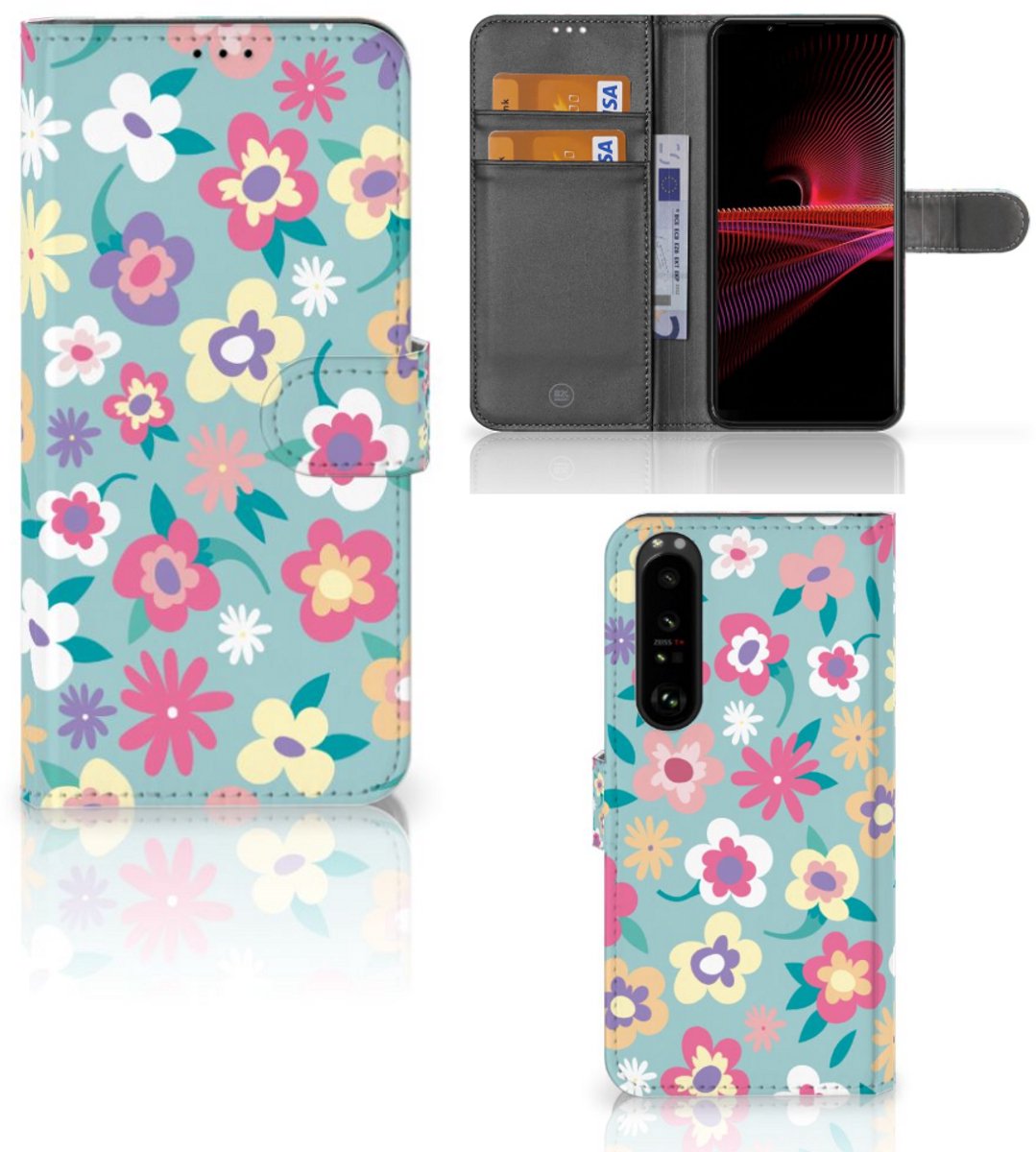 Sony Xperia 1 III Hoesje Flower Power