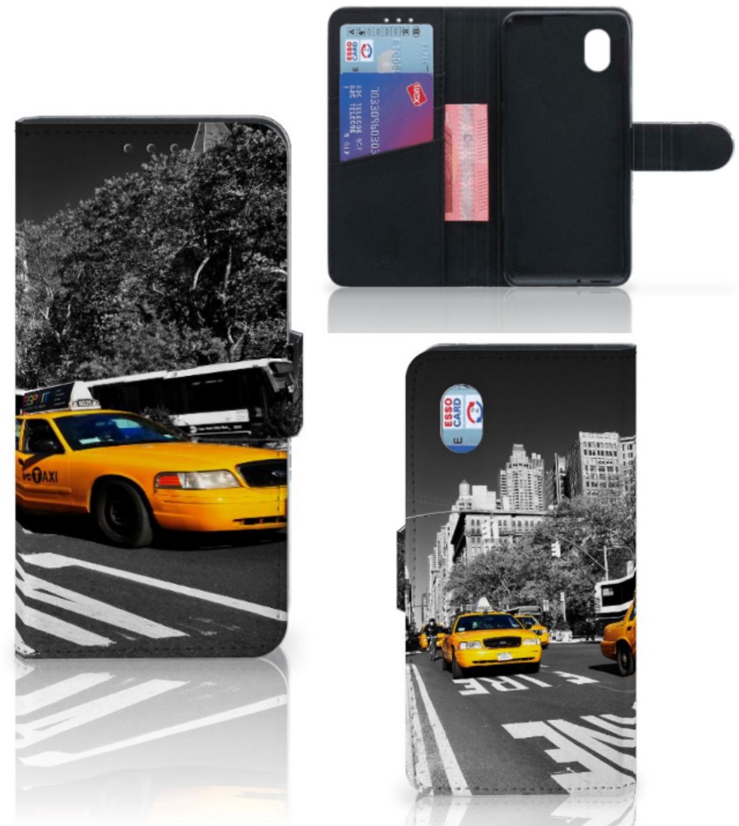 Alcatel 1B (2020) Flip Cover New York Taxi
