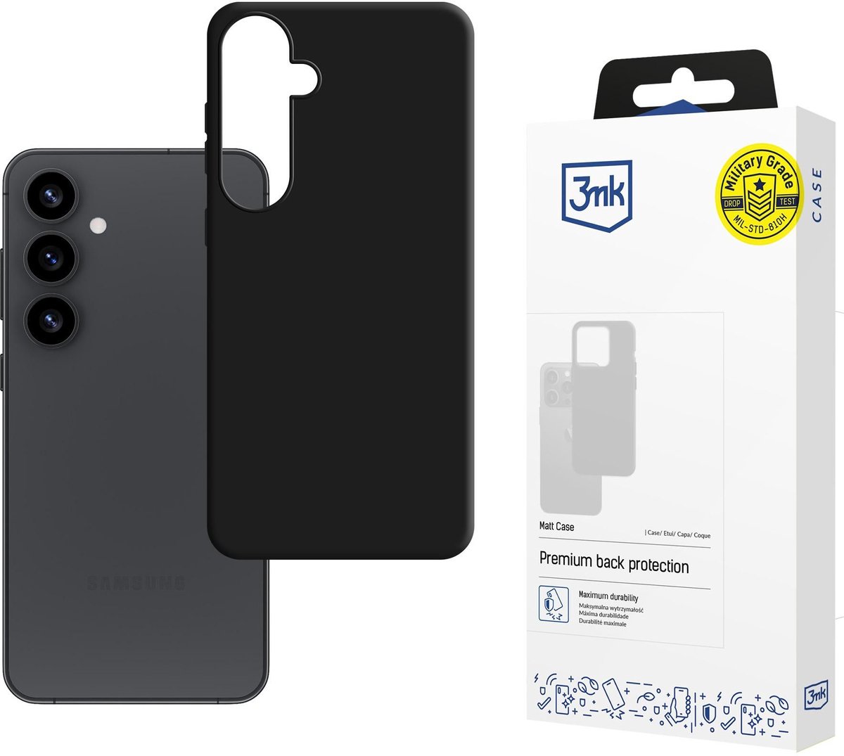 Samsung Galaxy S25+ - 3mk mat hoesje