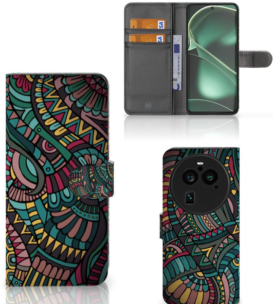 OPPO Find X6 Pro Telefoon Hoesje Aztec