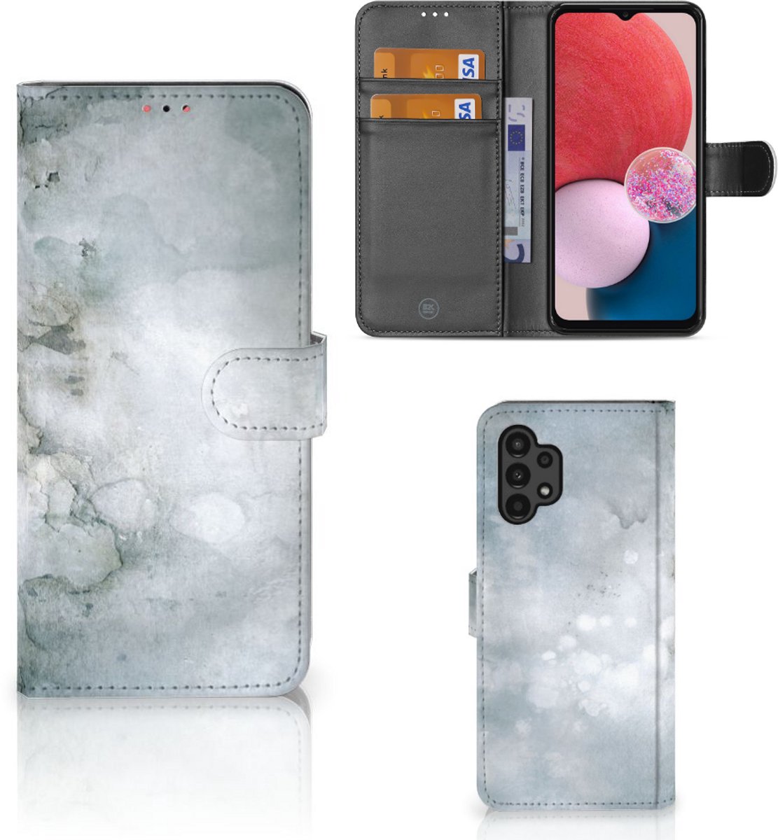 Hoesje Samsung Galaxy A13 (4G) Painting Grey