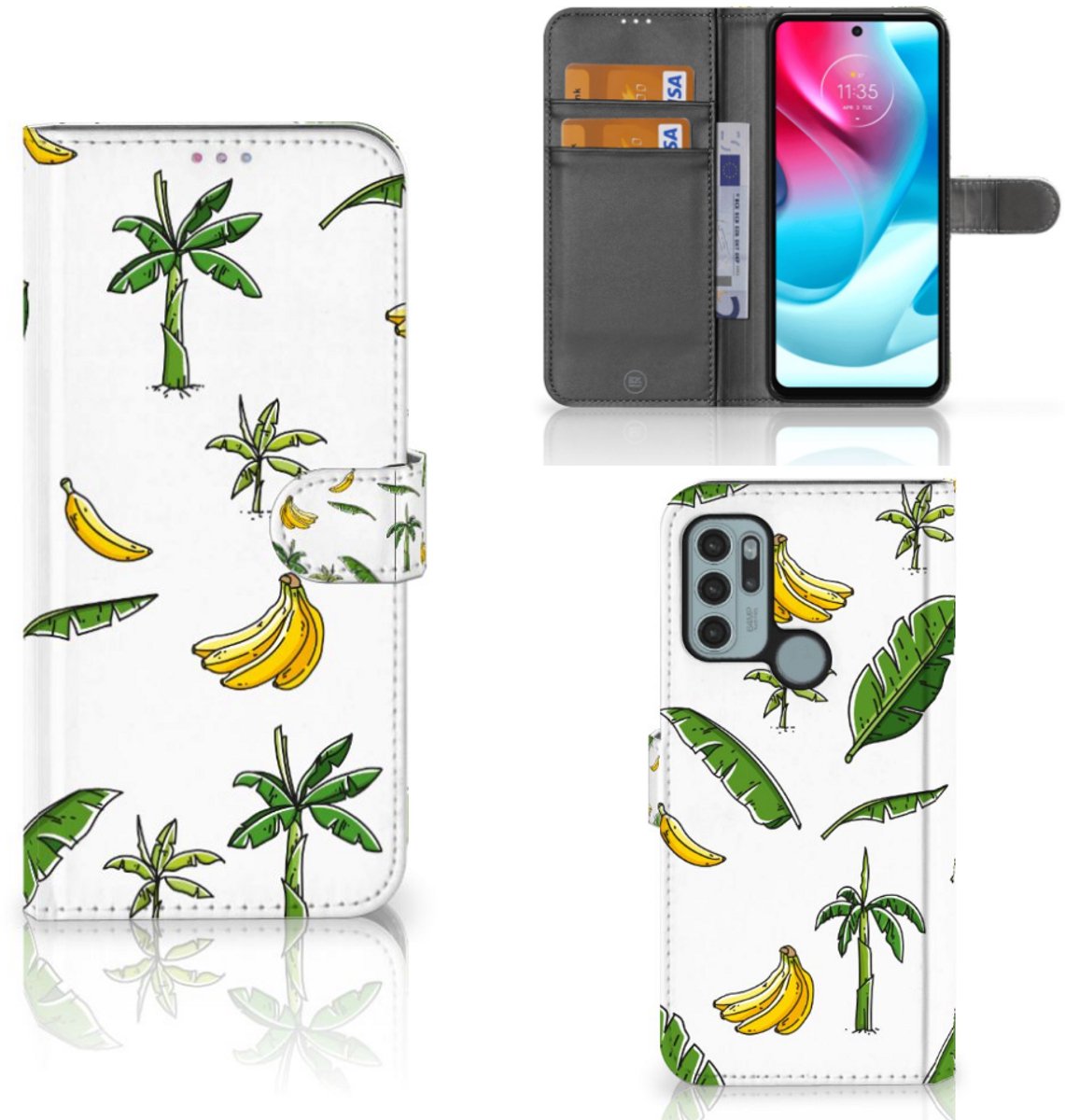 Motorola Moto G60s Hoesje Banana Tree