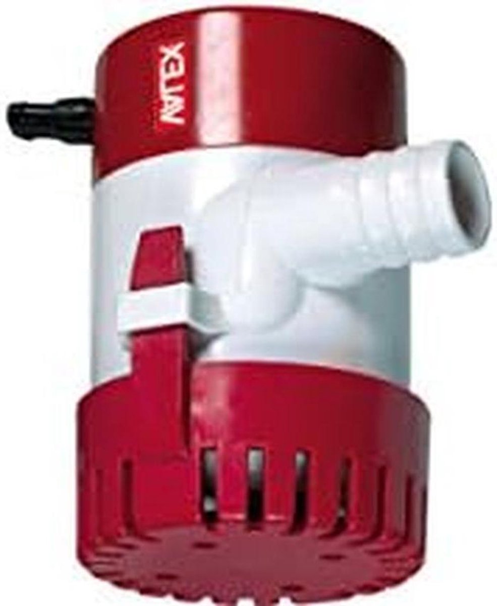 Elektrische Dompelpomp - Waterpomp Boot - Ruimtes Leegpompen - Vaste Deeltjes Tot 2.5mm - 2500 l/u - Rood