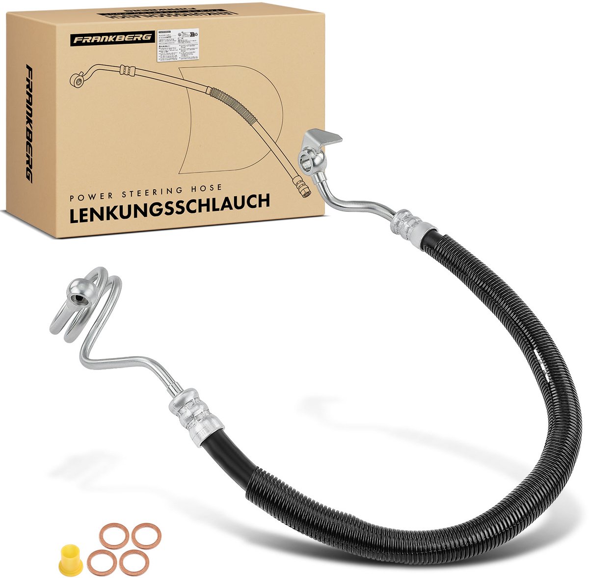 Frankberg 1x hydraulische stuurslang voor Audi A4 8E B7 Seat Exeo 3R2