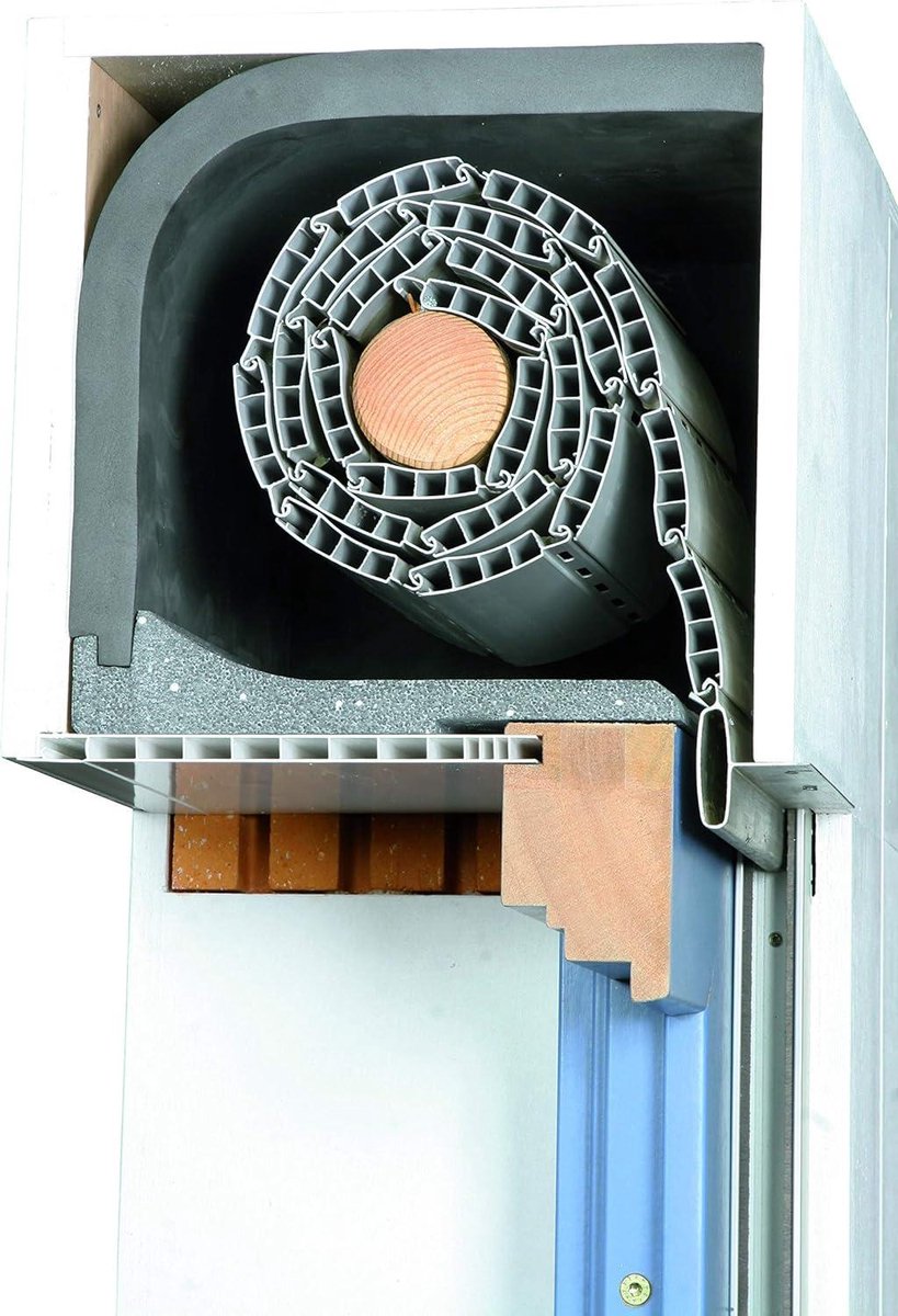 Rolluikisolatie Combi Flex - Isolatiemat rolluikkast - Energiebesparing woning - Voegloze verbinding - 25 mm dik - Grijs