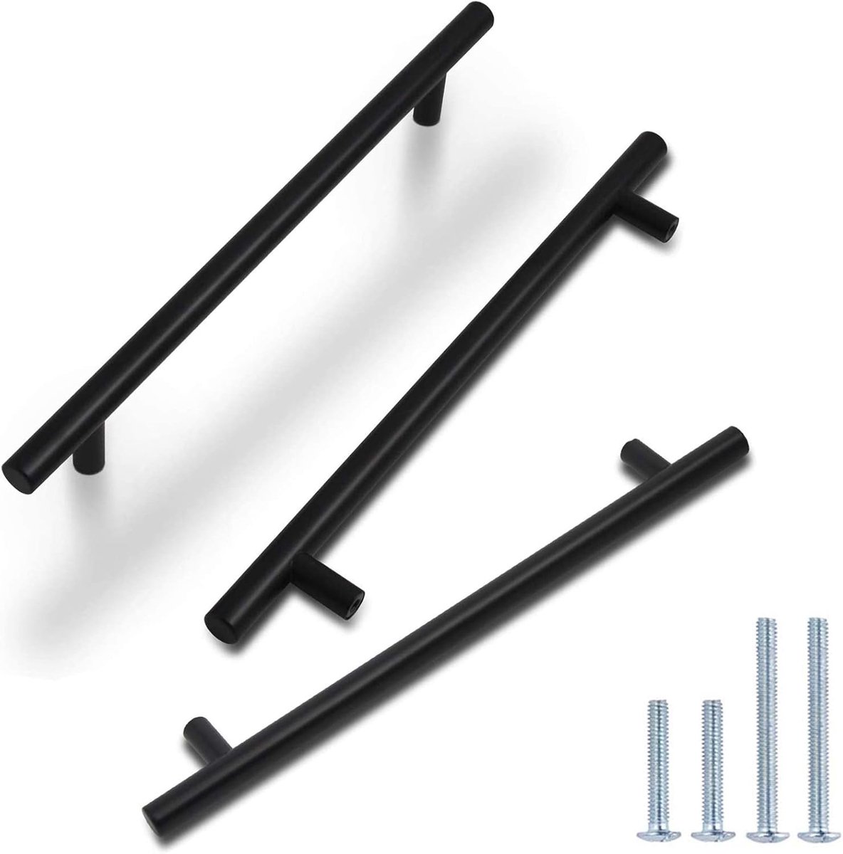 CE Relinggreep - Zwart - Roestvrij Staal - 10 stuks - 256mm