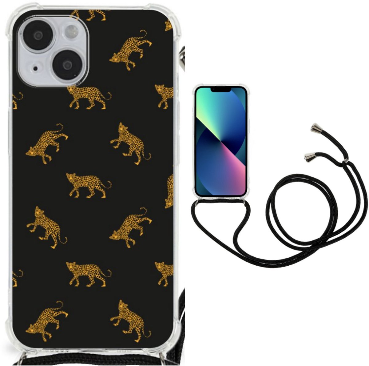 Case Anti-shock voor iPhone 14 Plus Leopards