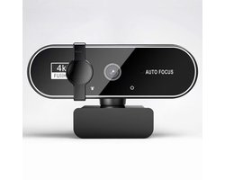 HD-webcam – 1080p, 2K, 4K USB-webcam voor de computer – Plug-and-play – Geschikt voor online onderwijs, livestreams, videoconferenties, videogesprekken en livestreaming (4K)