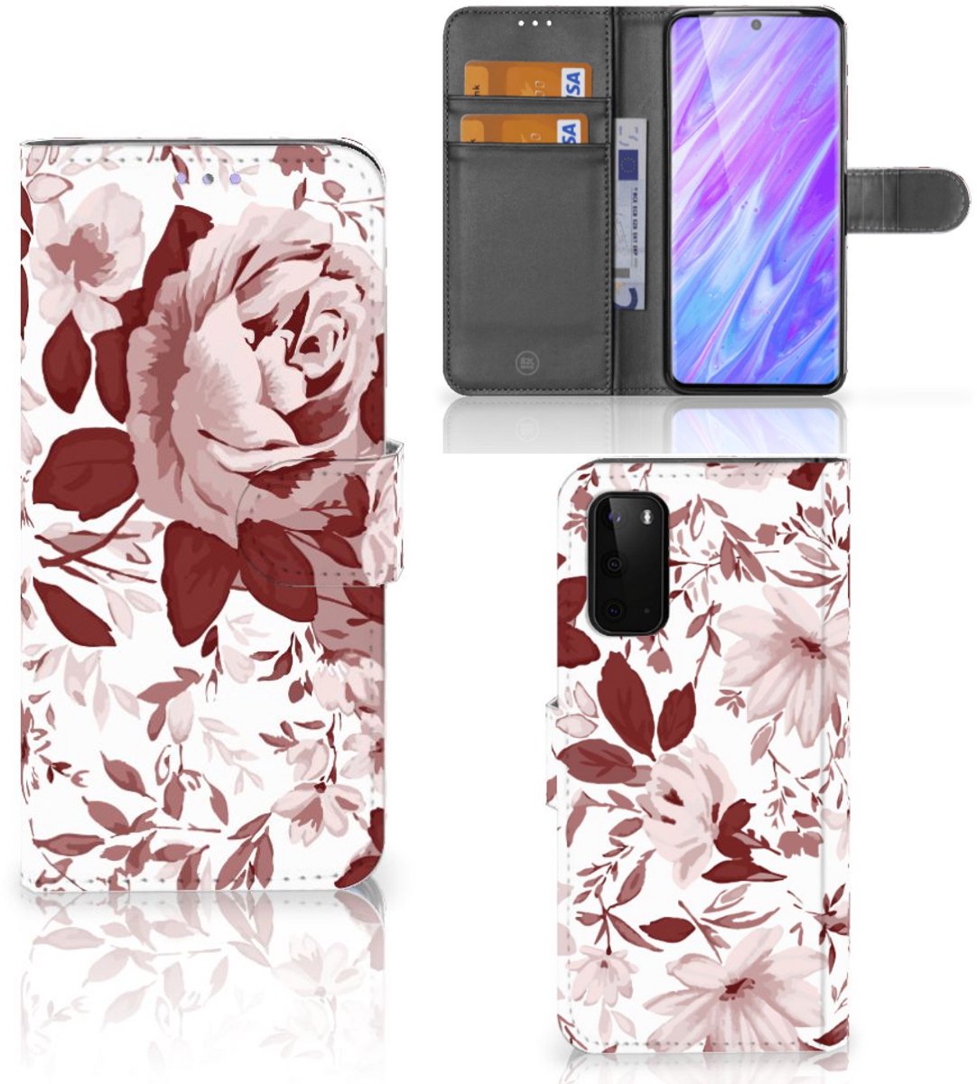 Hoesje Samsung Galaxy S20 Watercolor Flowers