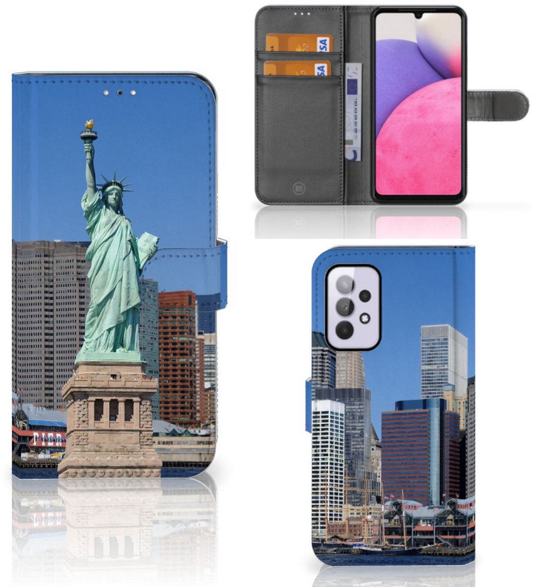 Samsung Galaxy A33 5G Flip Cover Vrijheidsbeeld