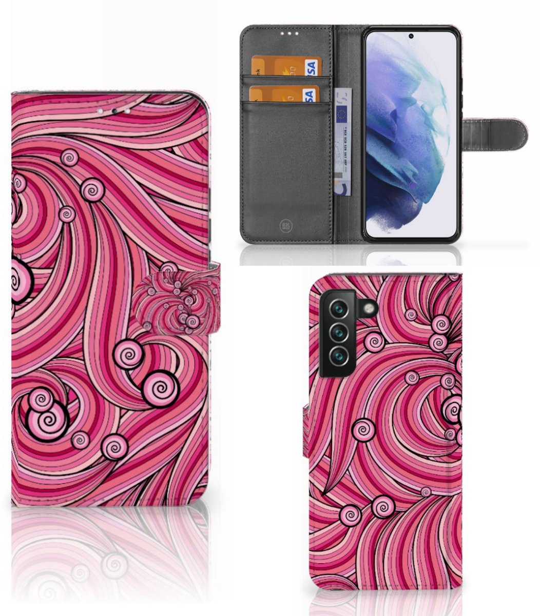 Samsung Galaxy S22 Plus Hoesje Swirl Pink