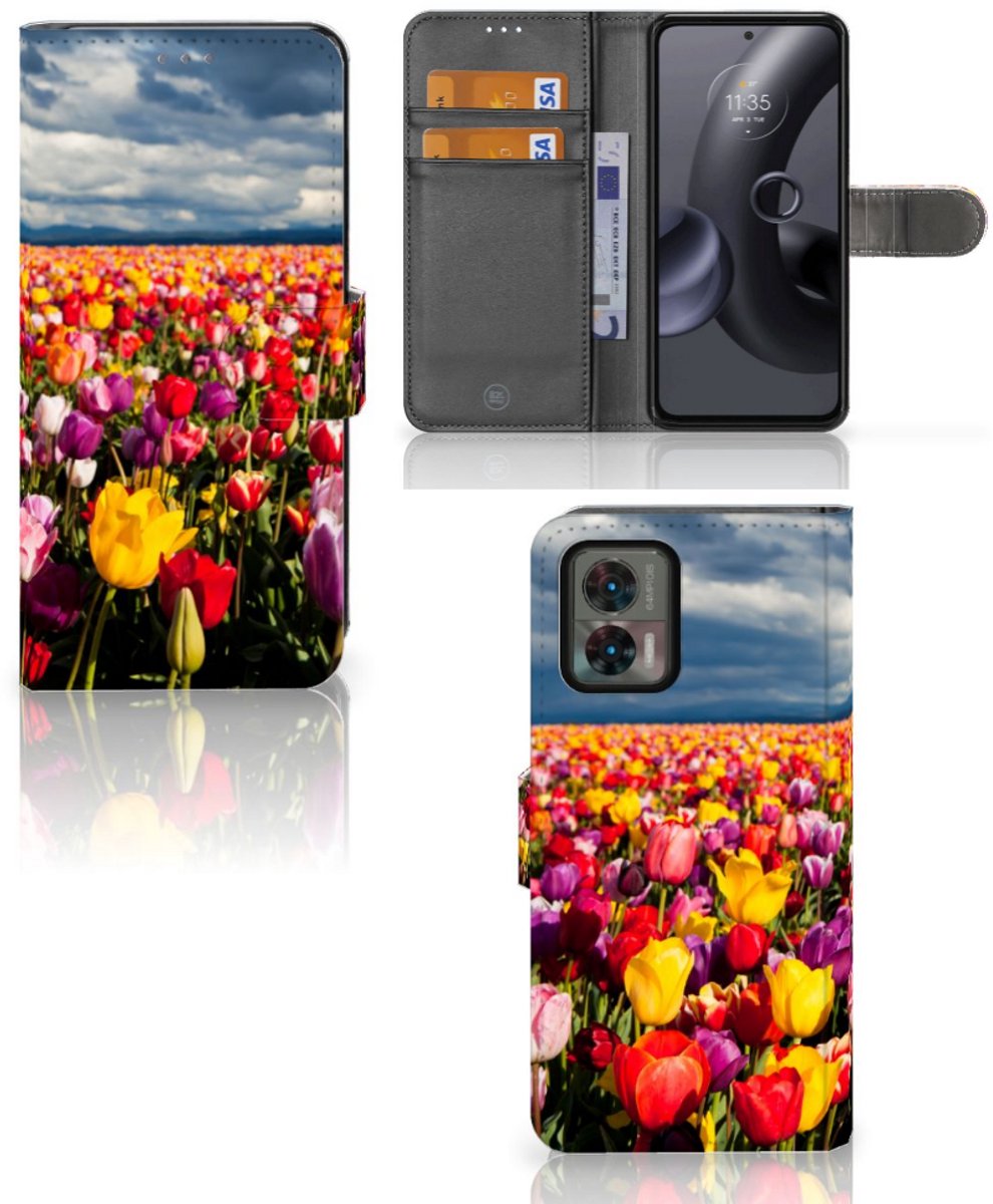 Motorola Edge 30 Neo Hoesje Tulpen
