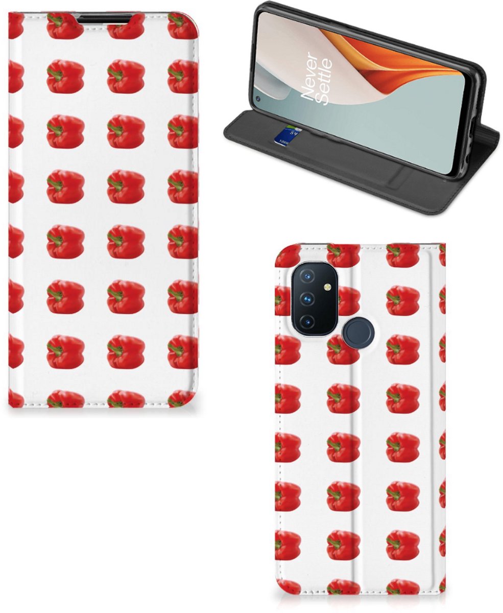 OnePlus Nord N100 Flip Style Cover Paprika Red