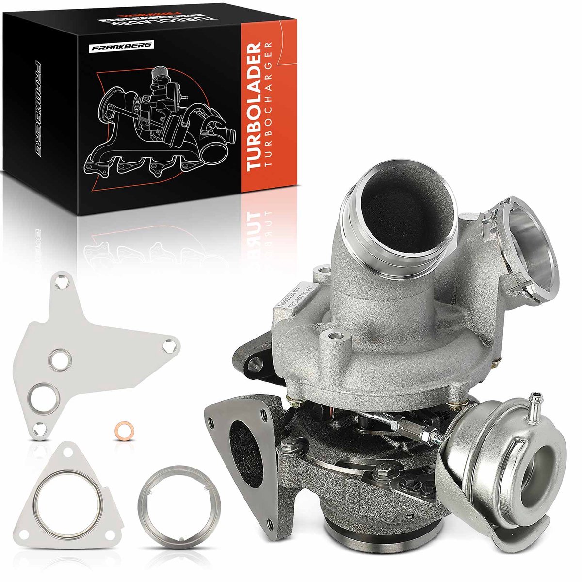 Frankberg 1x uitlaatgasturbo voor VW Touareg 7L6 7L7 7LA 25L 2003-2010
