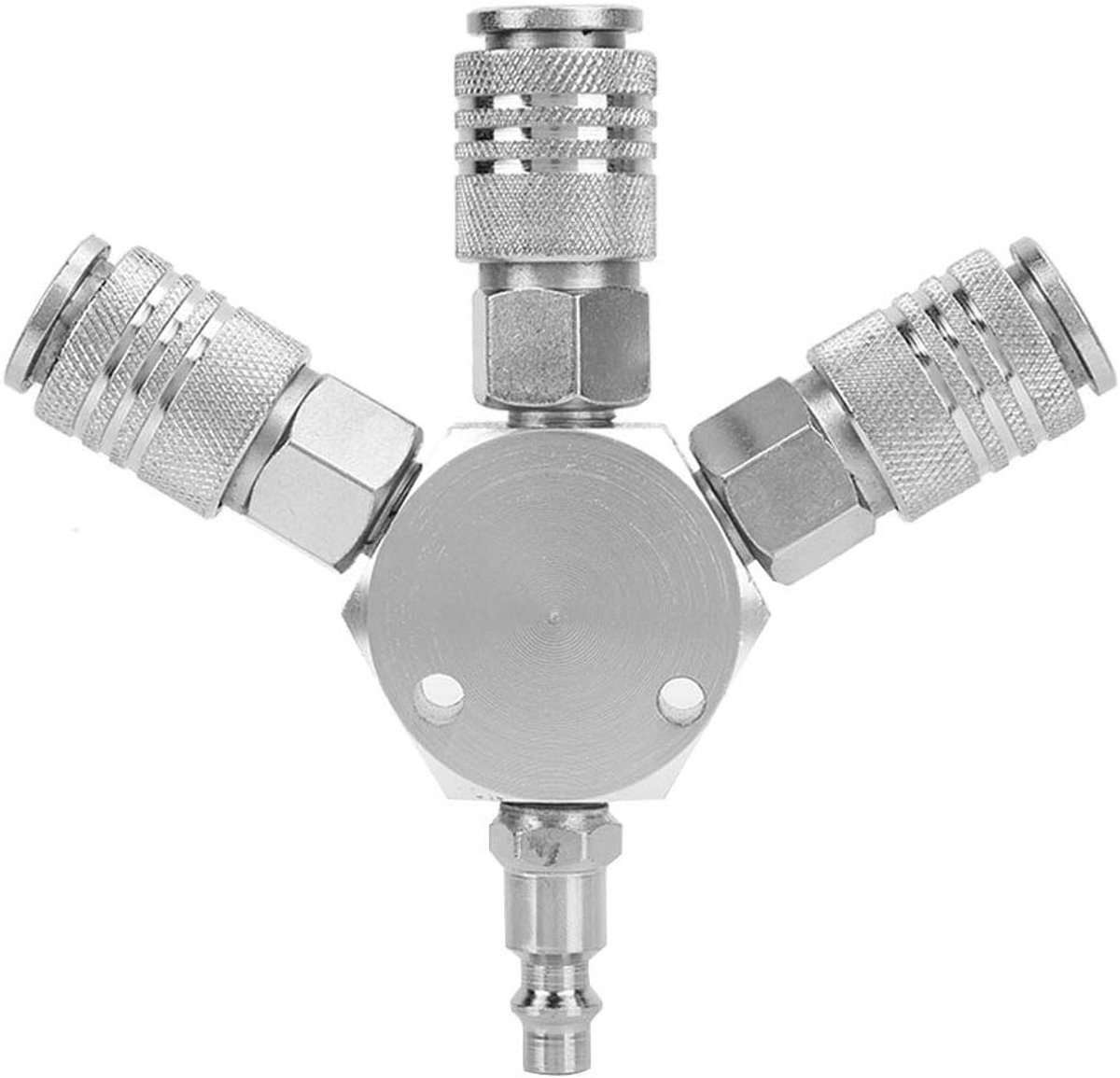 Gecomprimeerde Luchtverdeler voor Pneumatische Verbindingen, 1/4'' F-NPT Manifold, Snelle Ontkoppeladapter en Splitter voor Luchtcompressor