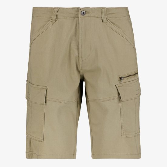 Unsigned heren cargo short beige - Maat XL