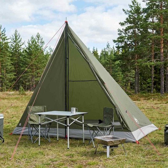 vidaXL - Backpacking - Tent - Olijfgroen - 2-persoons van Vidaxl — afbeelding 3