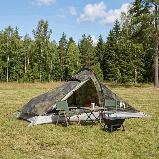 vidaXL - Backpacking - Tent - Camouflage - 2-persoons van Vidaxl — afbeelding 2