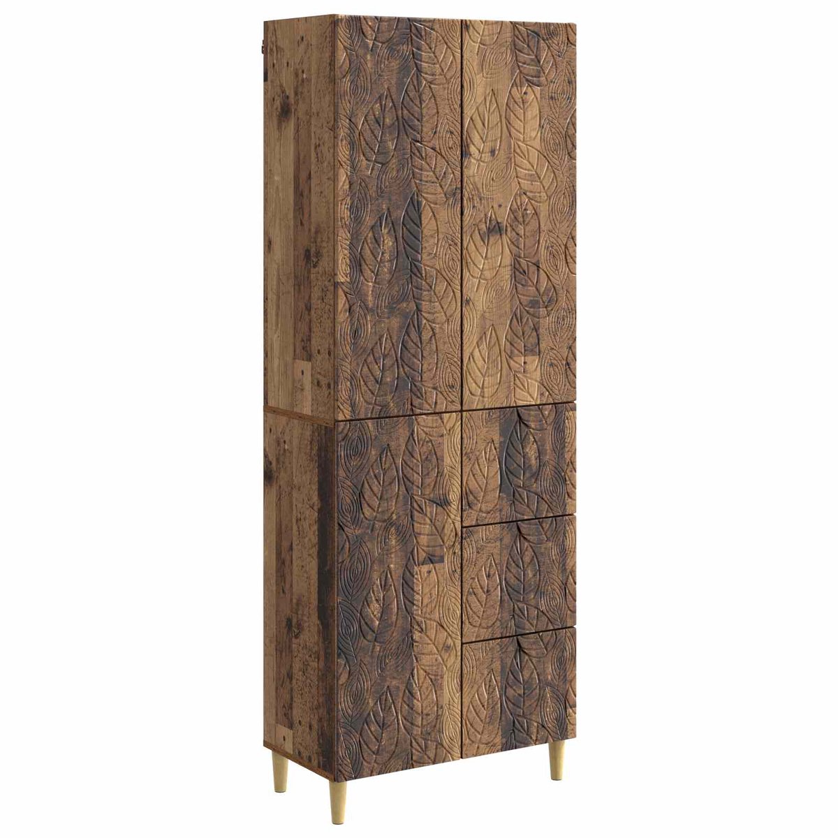 vidaXL - 2 - st - Oud - hout