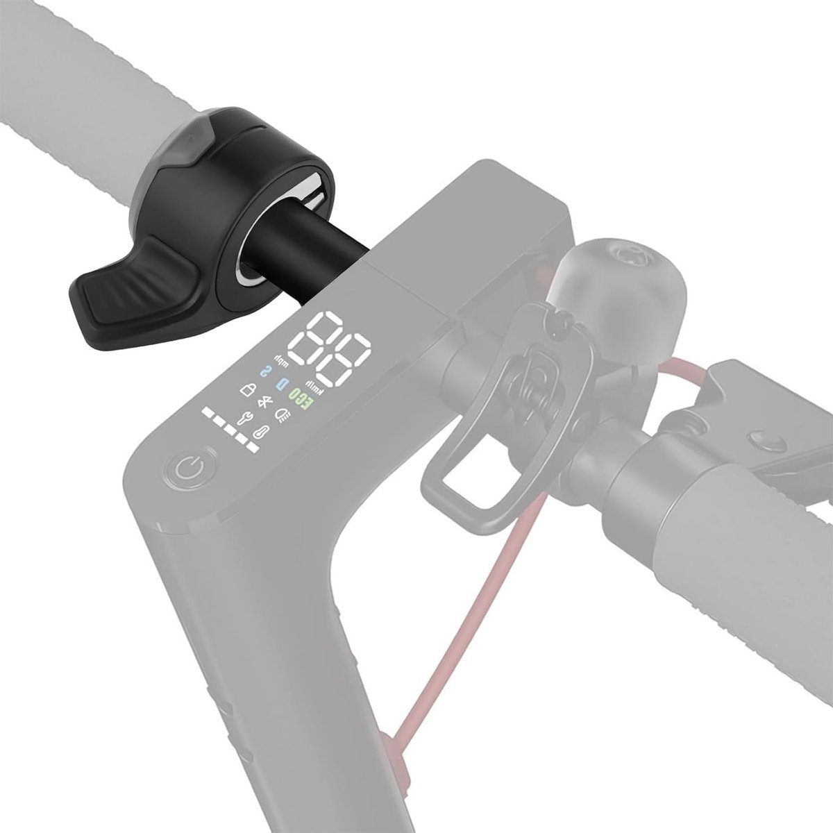 Duwversneller voor elektrische scooters, ideaal voor Niu KQi2 KQi2, verbeter je rijervaring met ergonomisch ontwerp en eenvoudig gebruik – foto 3