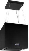Klarstein Afzuigkap Kroonluchter Eilandkap - Vrijhangend, Kroonluchter-Kookeiland, Afzuigkap Met Filter, Eilandkap Met Recirculatie, Plafondmontage, 44 cm, Zwart - 44 cm 69 dB - voor Keuken - Vetfilter - Dampkap - Wasemkap