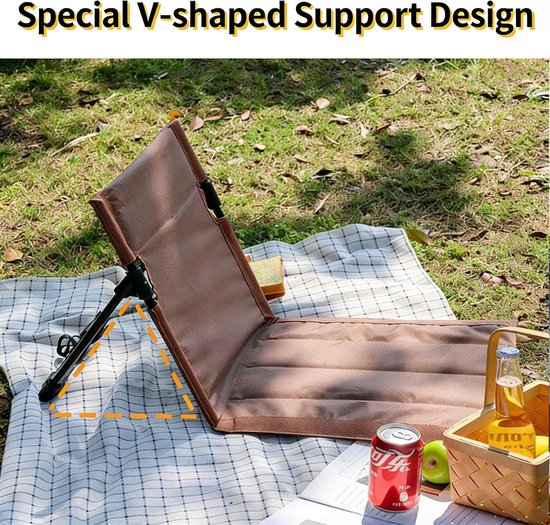 Opvouwbare Strandstoel - Lounge Stoel - Outdoor Ontspanning - Verstelbare Rugleuning - 68 x 39.5 cm - Groen Aluminium — afbeelding 2