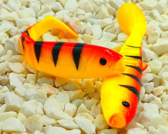 Savage Gear Cannibal Shad 10cm Gouden Ambulance - Zonder haak — afbeelding 5