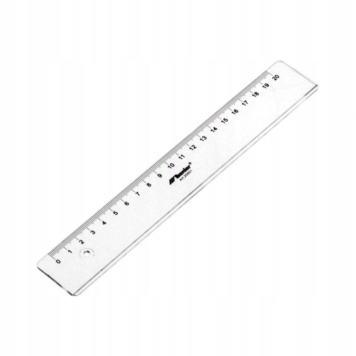 Liniaal Transparant Leniar 20 cm - School & Kantoor