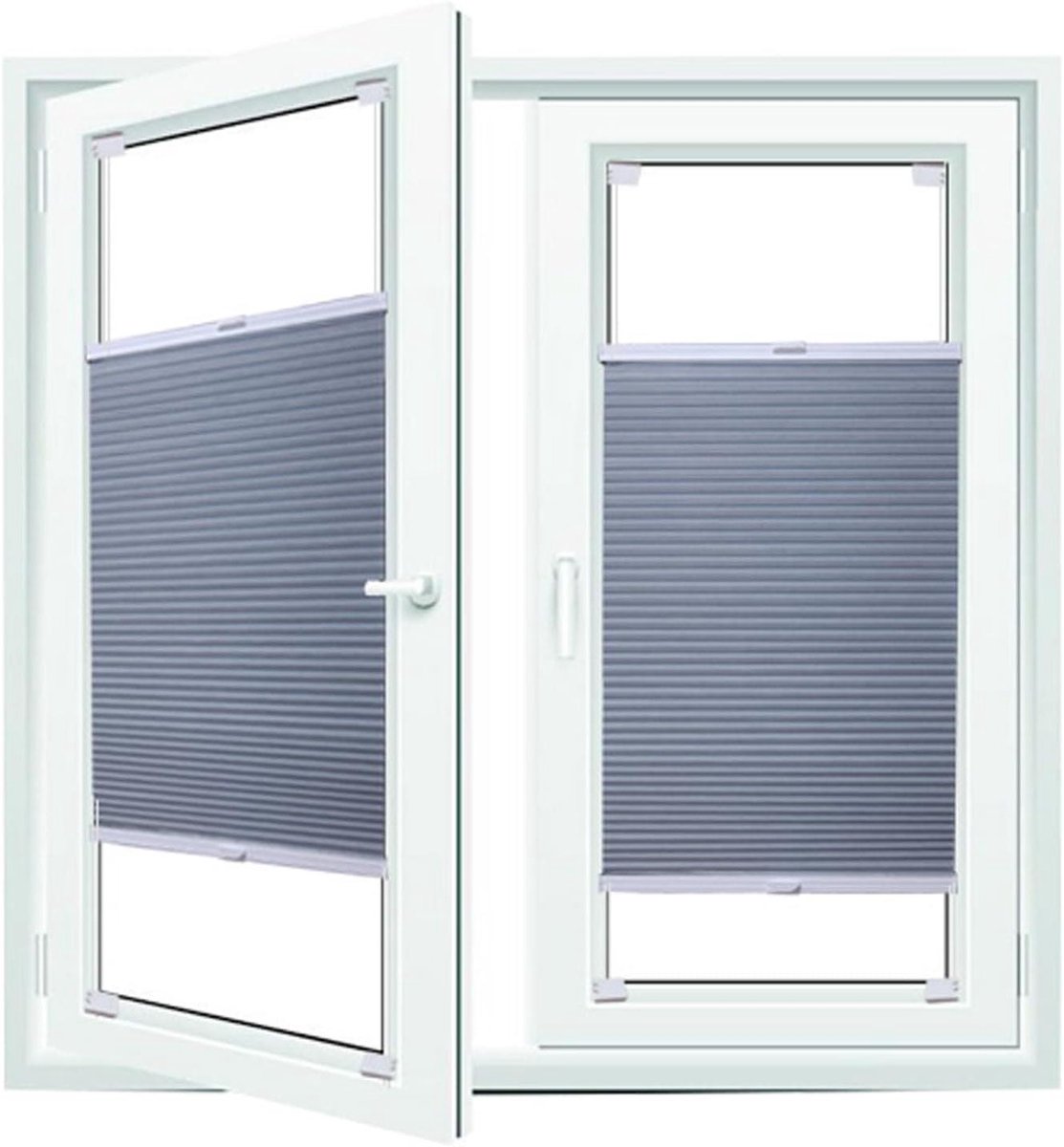Raamdecoratie Gordijn - Plissé Hordeur - Privacy Creëren - Isolerende Structuur - 100x120c