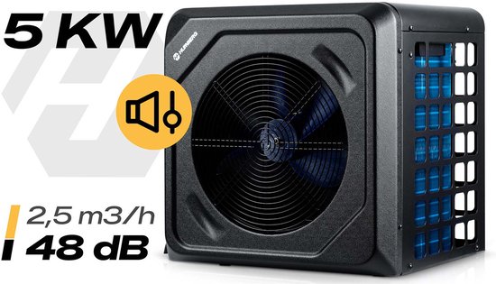 Humberg HM-910 Serie - Warmtepomp voor Zwembad - 5kW - Bluetooth Bediening - Energiebesparend — afbeelding 2