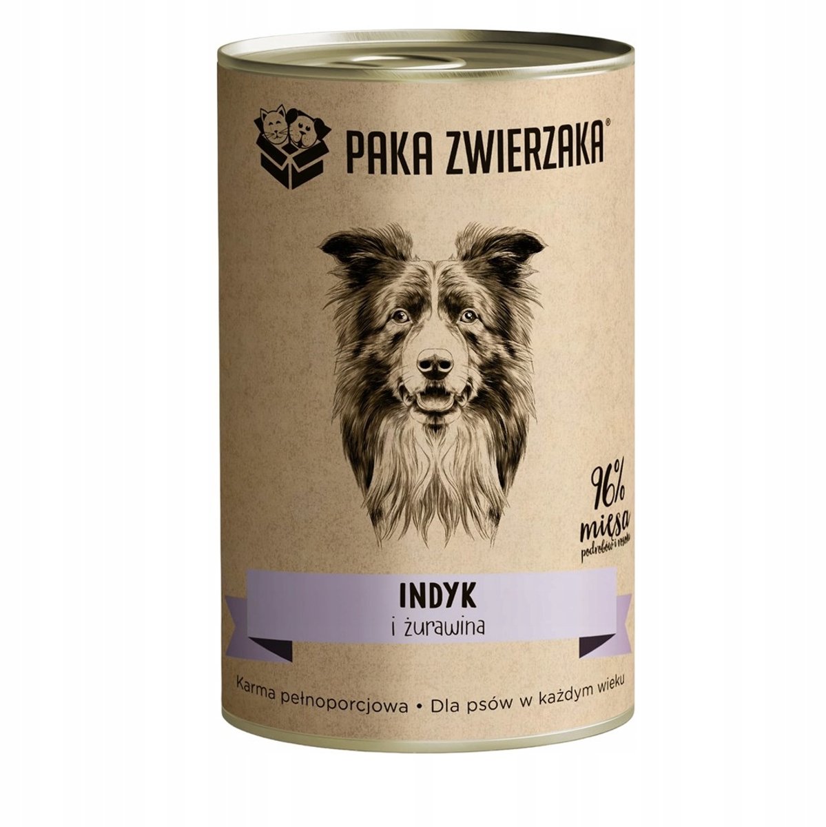 Paka zwierzaka Paka Zwierzaka - Serie Hypoallergeen - Kalkoen en Cranberry - Zonder Granen - 6x400g