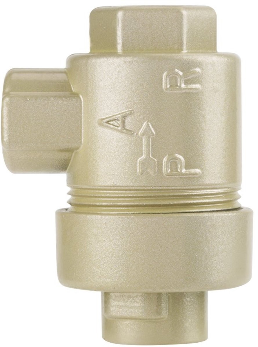 JHUBERS- Ontluchtingsventiel Aluminium - Snelontluchtingsventiel - Wegwerpventiel - 1/4 Inch Schroefdraad - Compact - Duurzaam - Luchtventiel