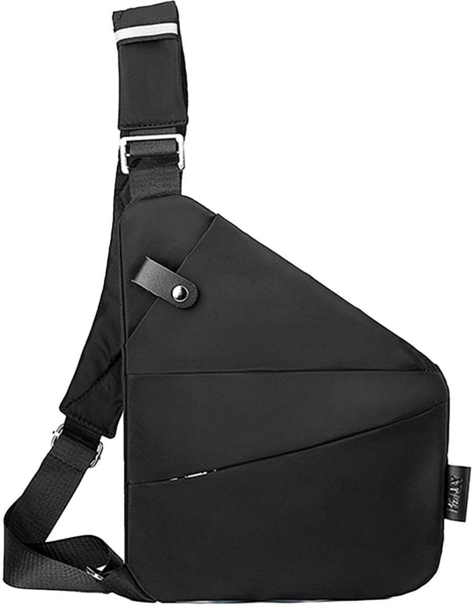 BRENZOOS - Anti-Theft Bags - Travel Bags - Modern en Functioneel - Zwart - Schoudertas - Veilig en Ruim - Geschikt voor Volwassenen - Reisaccessoire