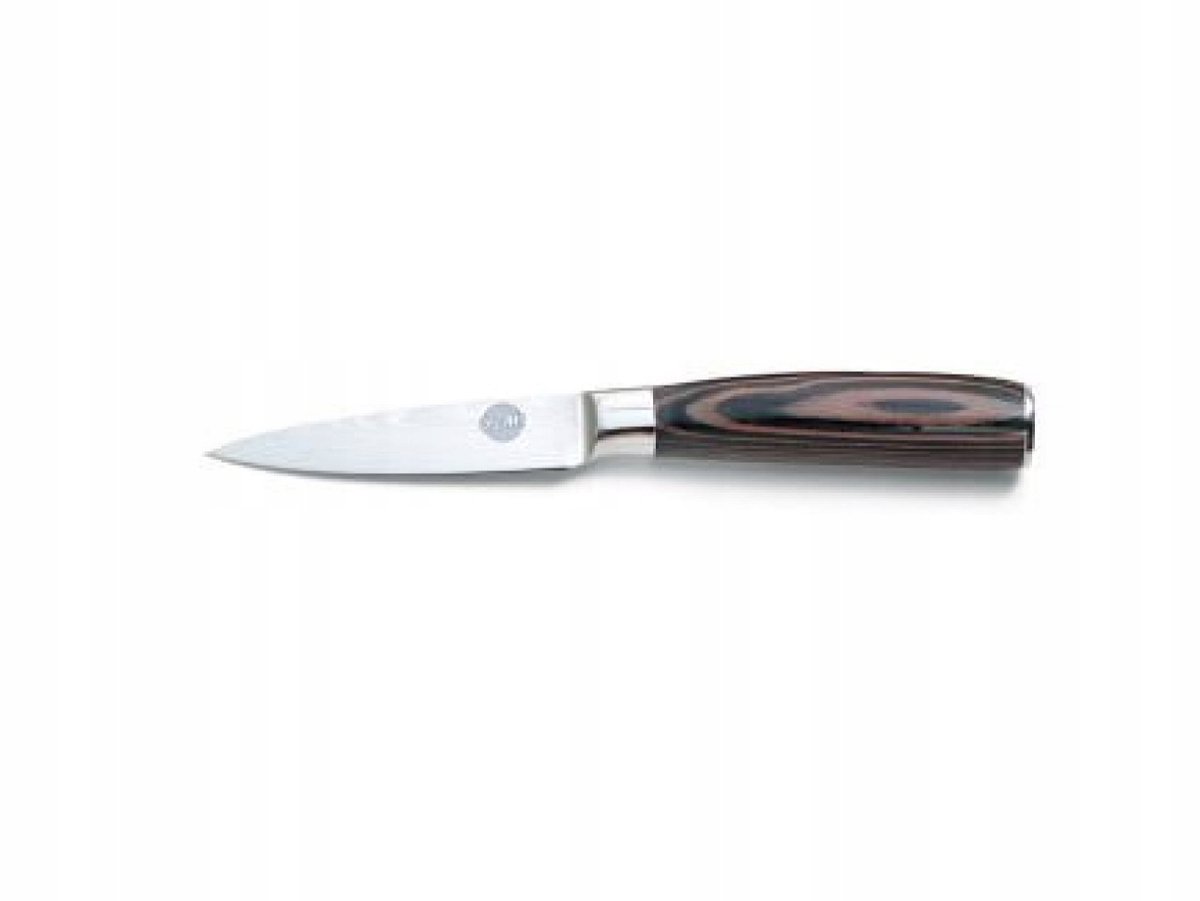GRILLI Universele Keukenmes - 9 cm Staal 4Cr13 - Pakkahouten handvat