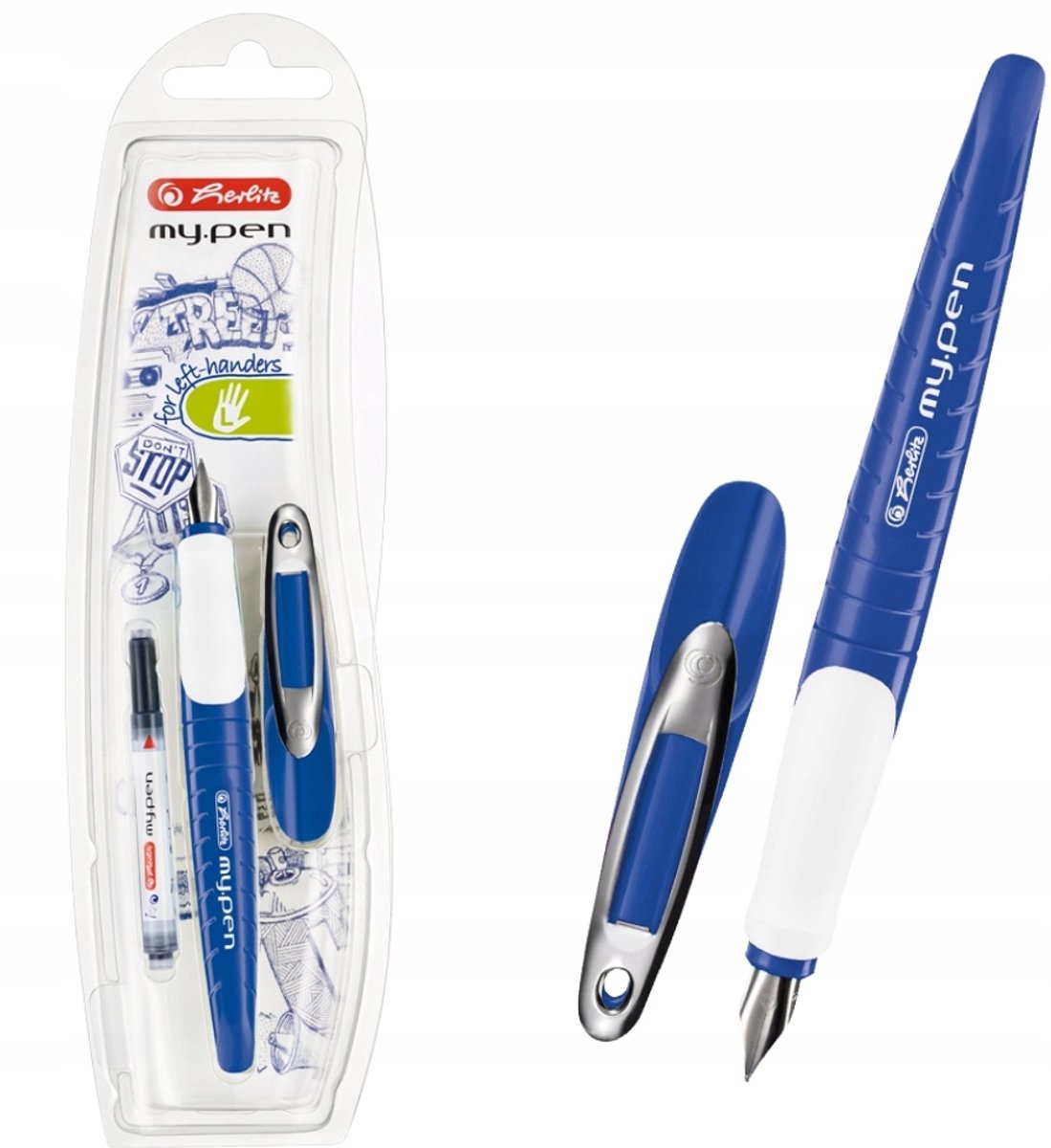 Herlitz My.Pen L Vulpen voor Linkshandigen - L-punt