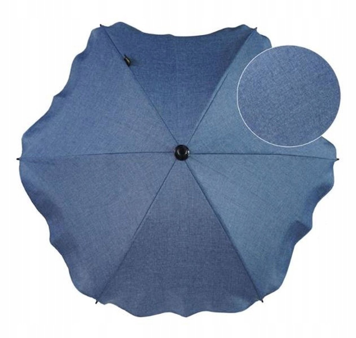 Bomix Kinderwagen Parasol Blauw - UV Bescherming & Universele Pasvorm