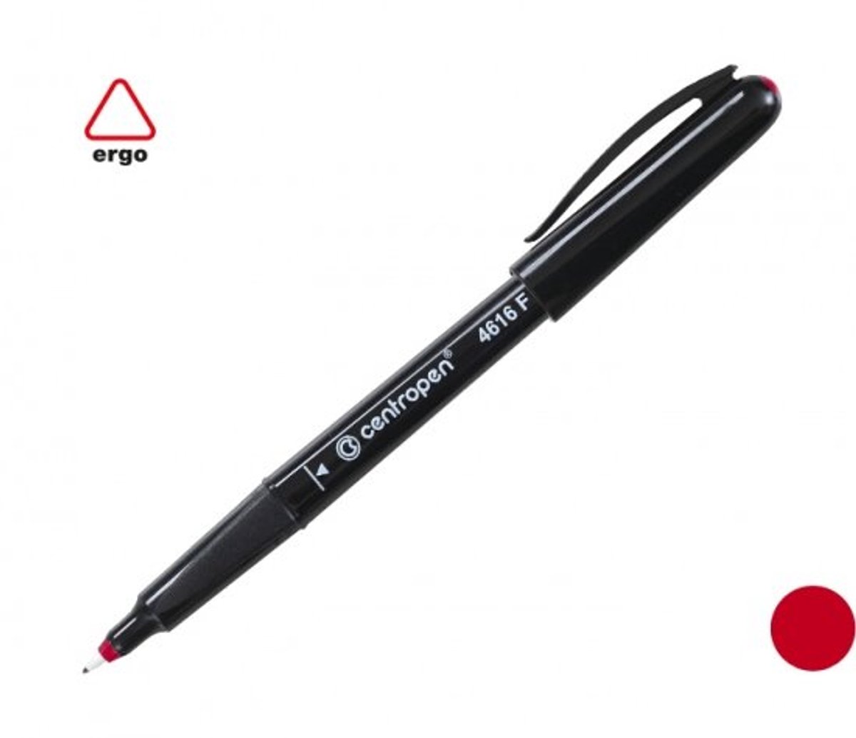 Centropen Permanente Marker CD/DVD/BD Liner 4616 - 0,6mm Rood
