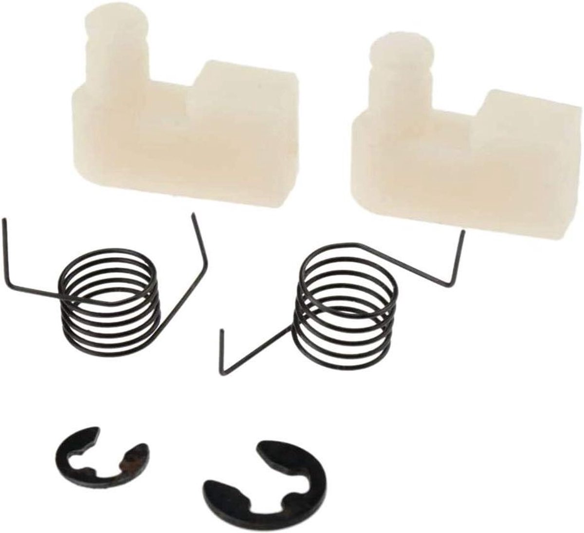 Starter Onderdelen Set - Vliegwiel Clips - Kettingzaag Onderhoud - Specifieke Modellen - 6 Delen - Wit