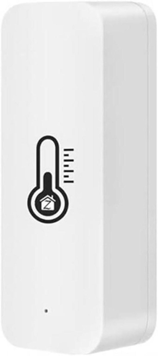Slimme Sensor - Temperatuur Vochtigheid - Slim Huis - Met Zoemeralarm - 1.0 Gram - Wit