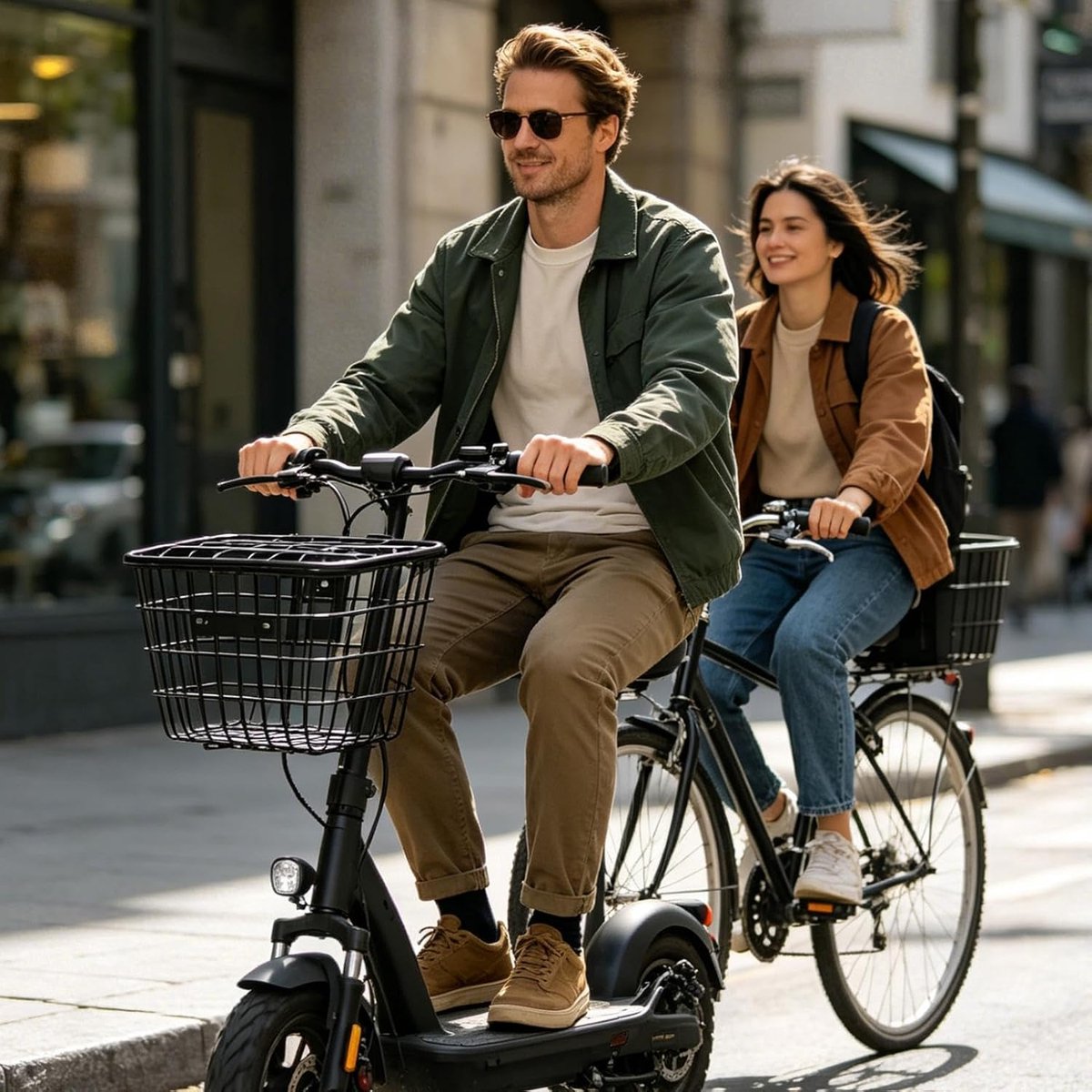 Fietsmand Voor - Stuurmand Opbergrek - Dagelijks Vervoer - Verstelbare Montagebeugel - 34 x 27 cm - Meerkleurig