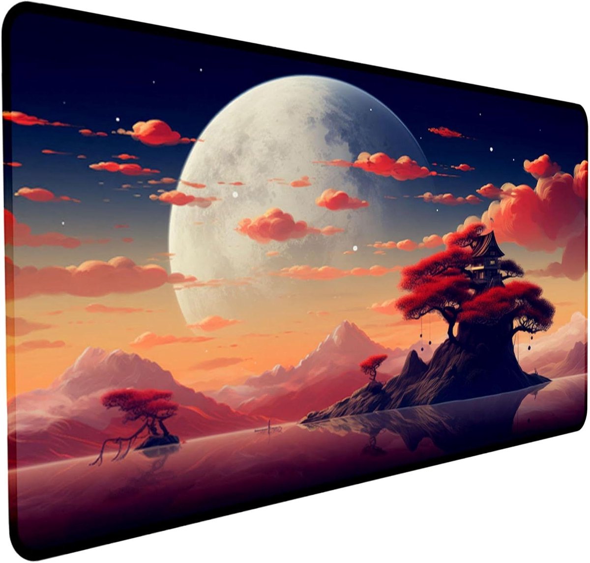 XXL Muismat - Grote bureauonderlegger - Comfortabel werken - Genaaide randen - 90x40 cm - Diverse designs