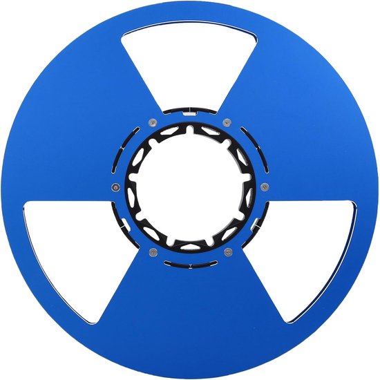 Lege Opnamespoel - Aluminium Haspel - Audiorecordings Opslag - Gepolijste Afwerking - 105 Inch - Blauw — afbeelding 5