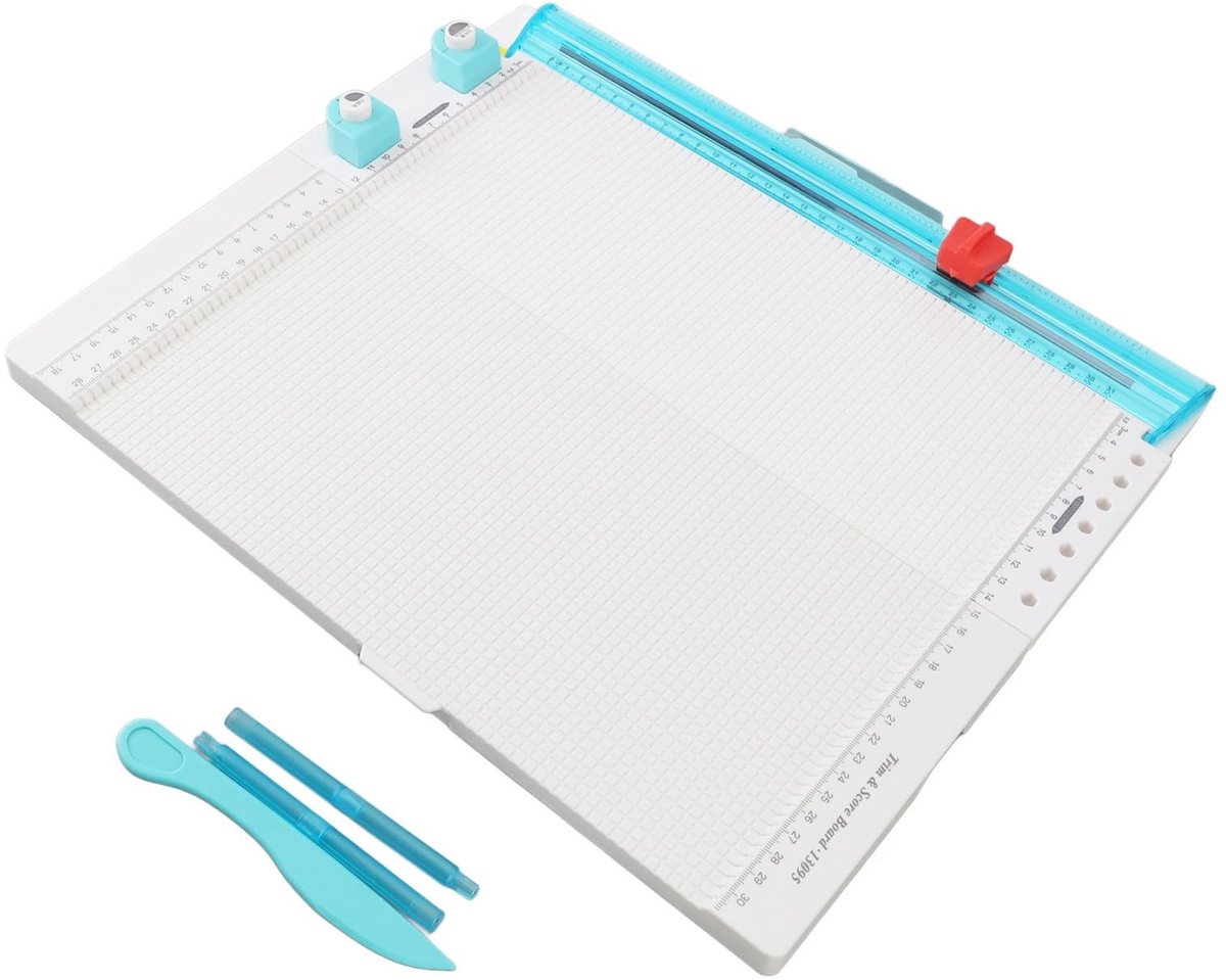 Dailygoods- Papiersnijder 7-in-1 - Ergonomisch Ontwerp - Opvouwbaar - Multifunctioneel - Gebruiksvriendelijk - Comfortabel Snijden - Snijmachine