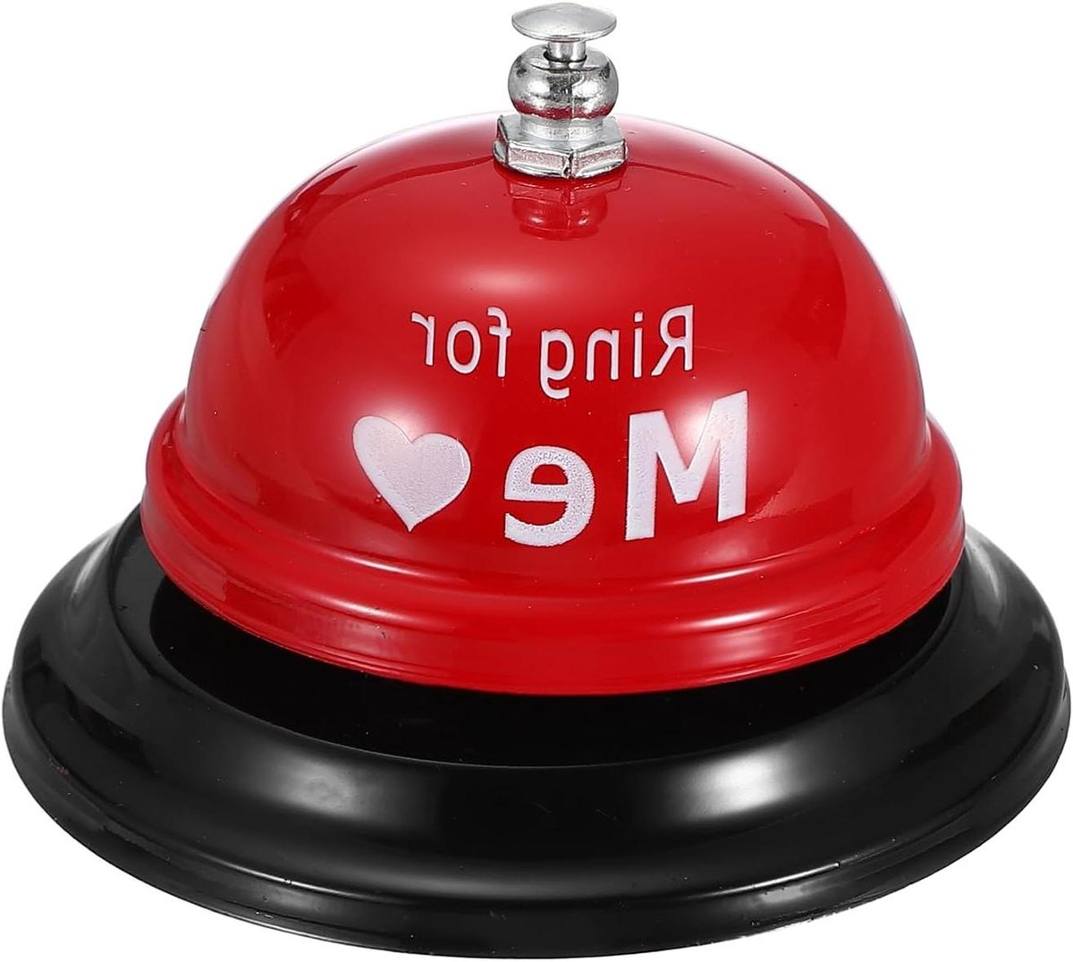 Service Bel - Oproep Bel - Aandacht Trekken - Luid Scherpe Ring - 85 x 60 mm - Helder Rood