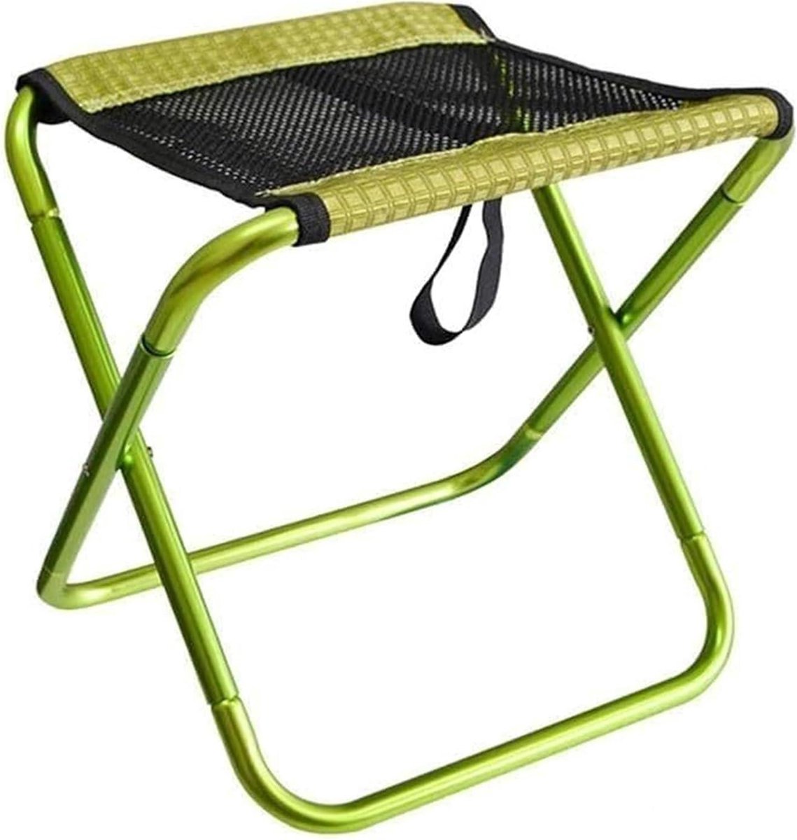Opvouwbare stoel - Draagbare kruk - Outdoor recreatie - Lichtgewicht ontwerp - 30cm x 26cm x 32cm - Groen