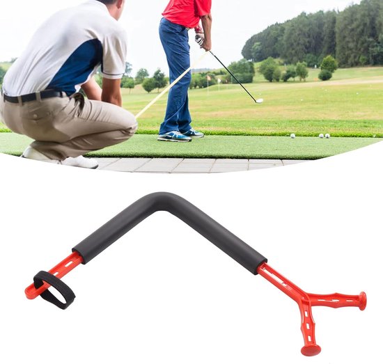 Swing Trainer - Houding Corrector - Golf Training - Verstelbare Polsband - 55 x 45 x 4 cm - Rood — afbeelding 4